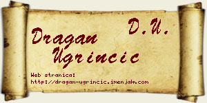 Dragan Ugrinčić vizit kartica
